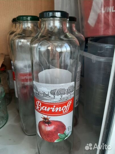 Бутылка стеклянная 1л