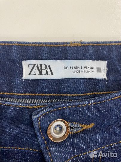 Джинсы zara eur 40