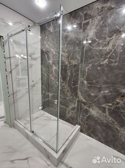 Стеклянные душевые ограждения