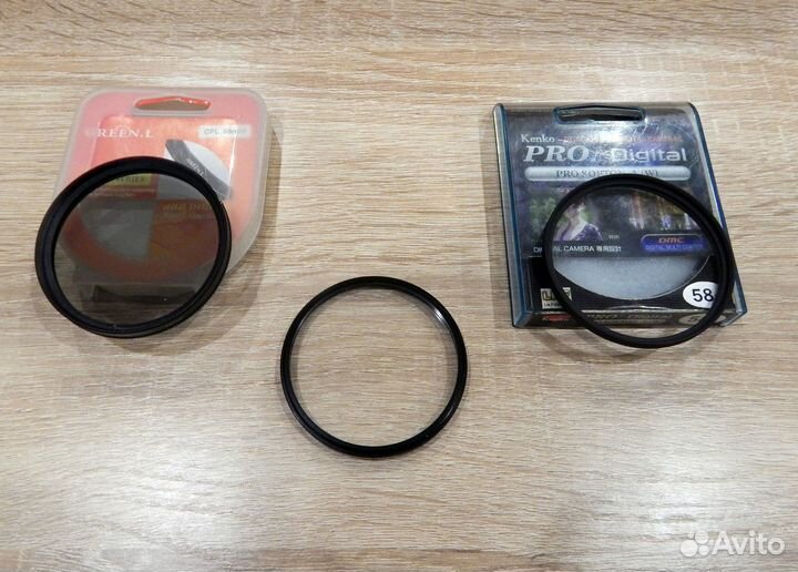 Комплект светофильтров на 58 мм