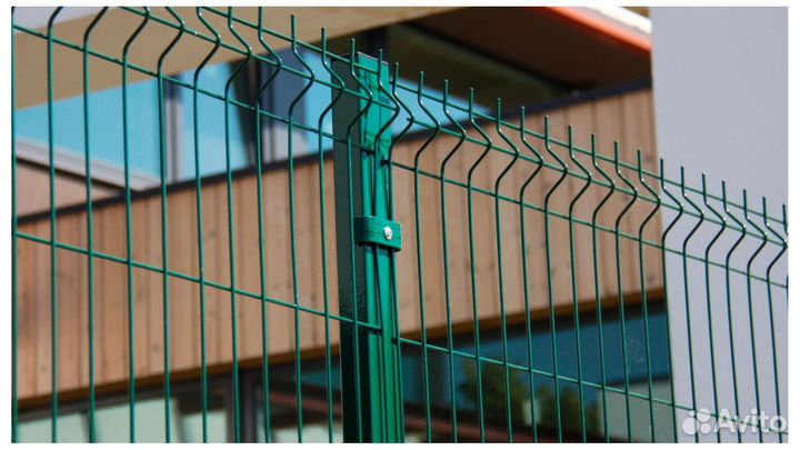 Забор 3D, сетка 3Д