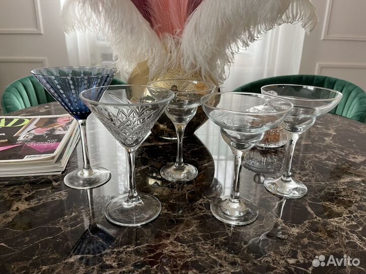 Бокалы коктейльные
