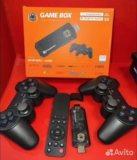 Игровая приставка 10000 + Android TV, новая