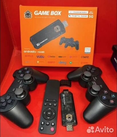 Игровая приставка 10000 + Android TV, новая