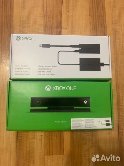 Kinect 2.0 с адаптером (Xbox one) +2 игры
