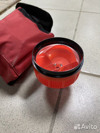 64 мм красный Призма с Алюминий стержня Нитки M20