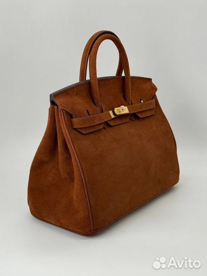 Сумка hermes birkin замша