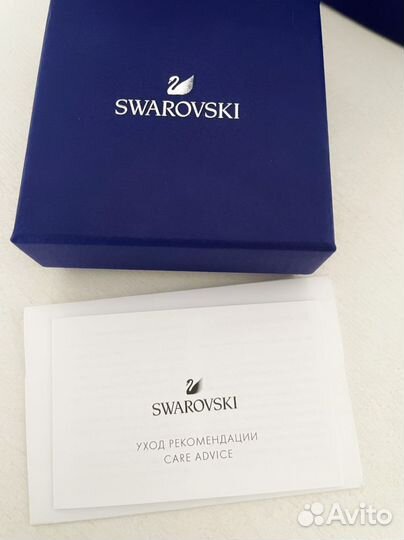 Серьги пусеты Swarovski
