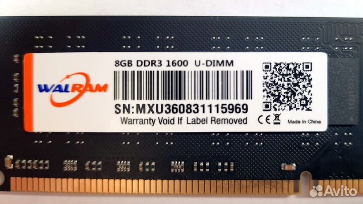 8 Gb DDR3 -1600 (PC-12800) новая