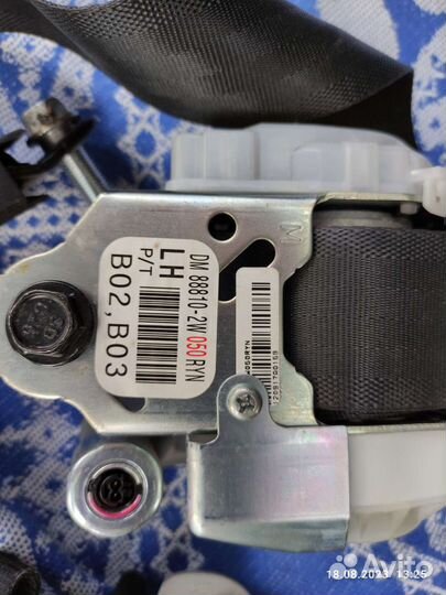 Ремни безопасности Hyundai SantaFE