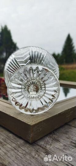 Вазочка на ножке, конфетница старинная