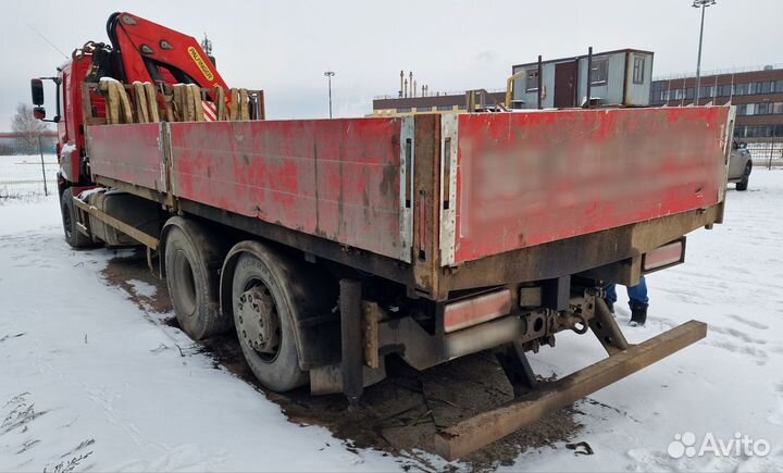 Бортовой грузовик КАМАЗ 65208-1002-87 с КМУ Инман, 2019