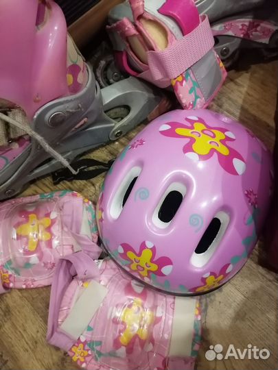 Роликовые коньки детские раздвижные