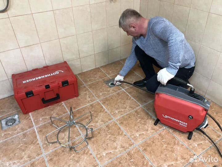 Прочистка канализации Устранение засоров в трубах