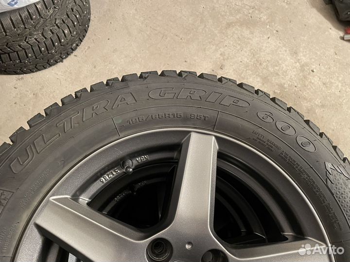 Зимняя резина на литых дисках