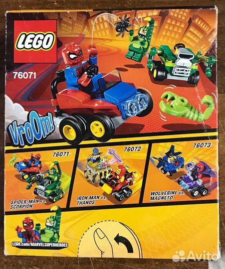 Lego Marvel Super Heroes 76071 Человек-паук против
