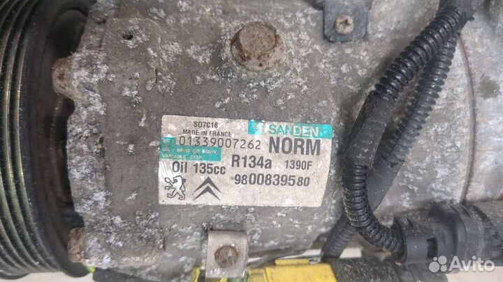 Компрессор кондиционера Citroen C4 Grand Picasso, 2012
