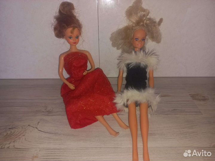 Винтажная кукла барби, lucky, sandy