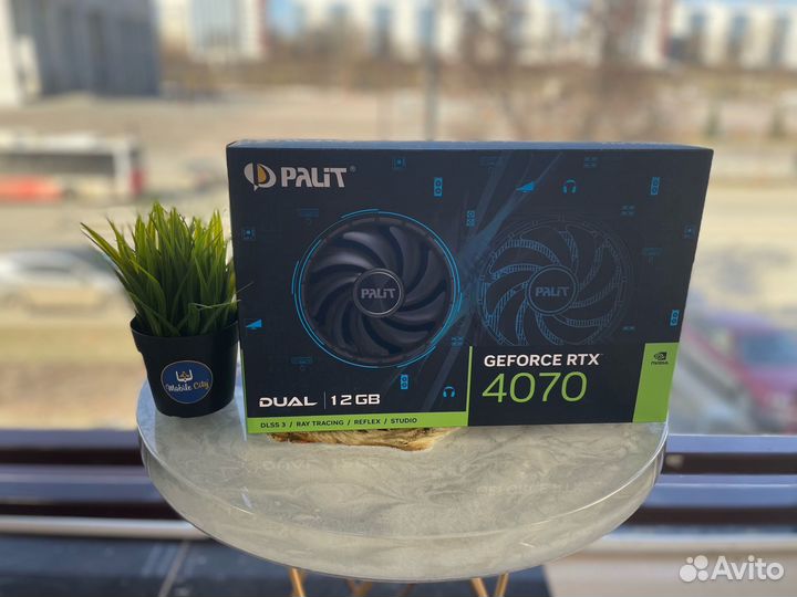 Видеокарта Palit GeForce RTX 4070 Dual Новая