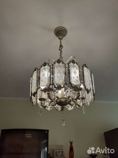 Хрустальная люстра СССР