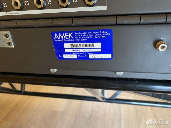 Студийный пульт amek BIG 44