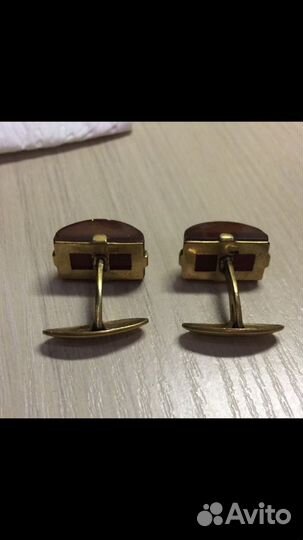 Запонки, янтарь СССР