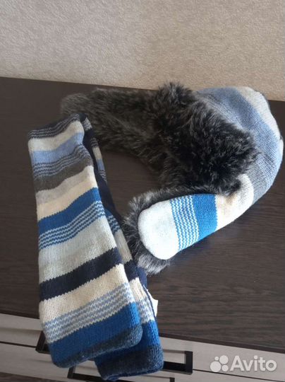 Зимняя шапка на мальчика