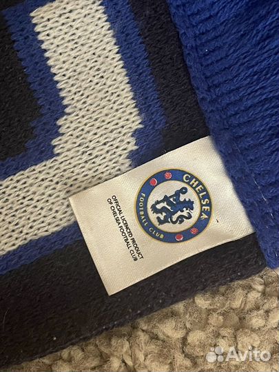 Мужской шарф болельщика футбола