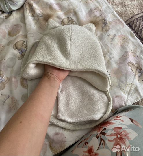 Шапка зимняя для девочки 45-48