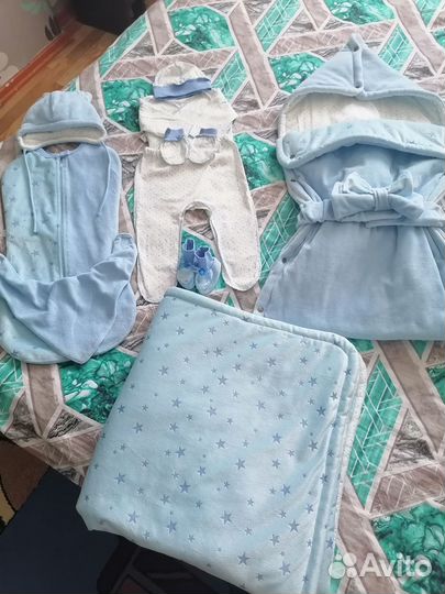 Конверт на выписку для мальчика зима