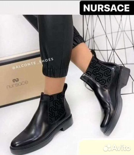 Ботинки челси женские 40 натуральная кожа