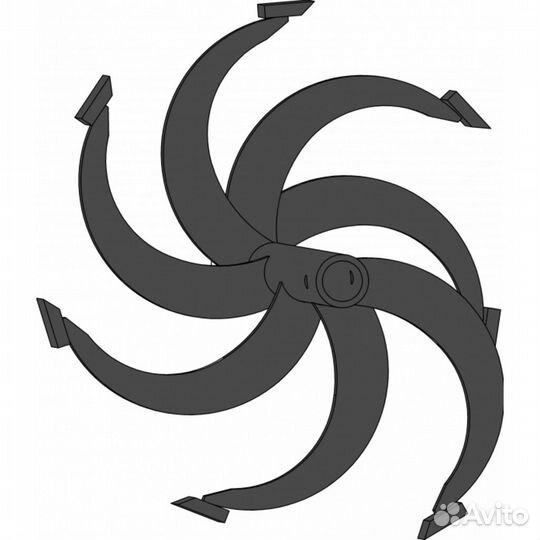 Фреза спиральная 