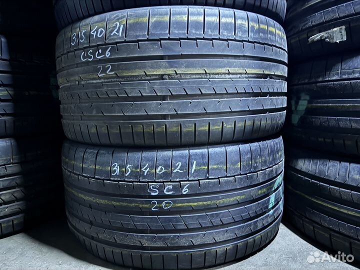 Continental SportContact 6 275/45 R21 и 315/40 R21