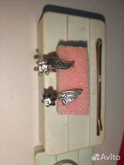 Серьги бижутерия СССР