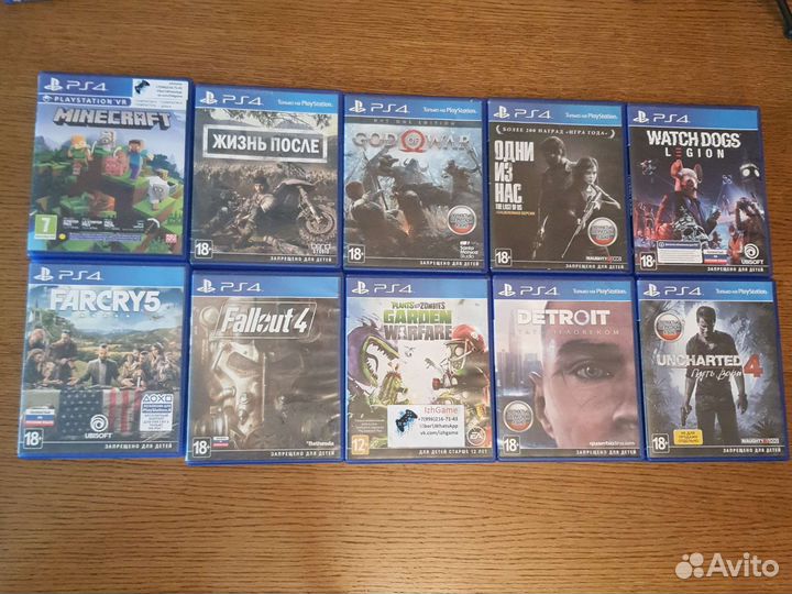 Игры для приставок ps4