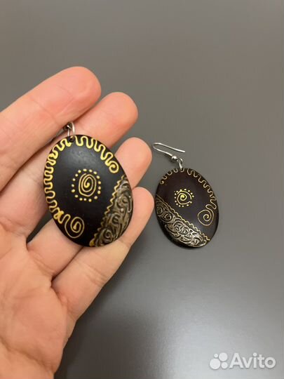 Серьги эклектика