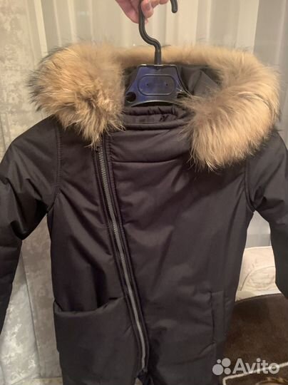 Зимний комбинезон для девочки 128