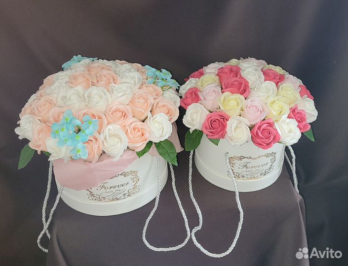 Букеты из мыльных цветов