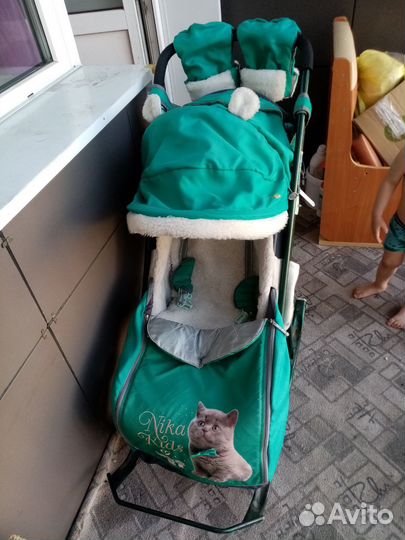 Санки коляска детские