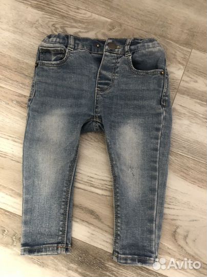 Джинсы zara для мальчика 74