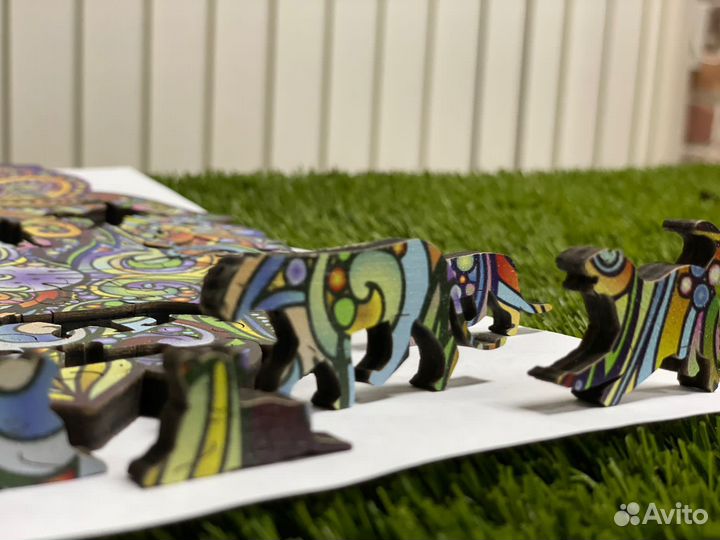 Эко-пазлы из дерева