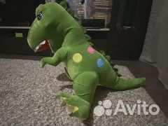 Большая мягкая игрушка динозавр