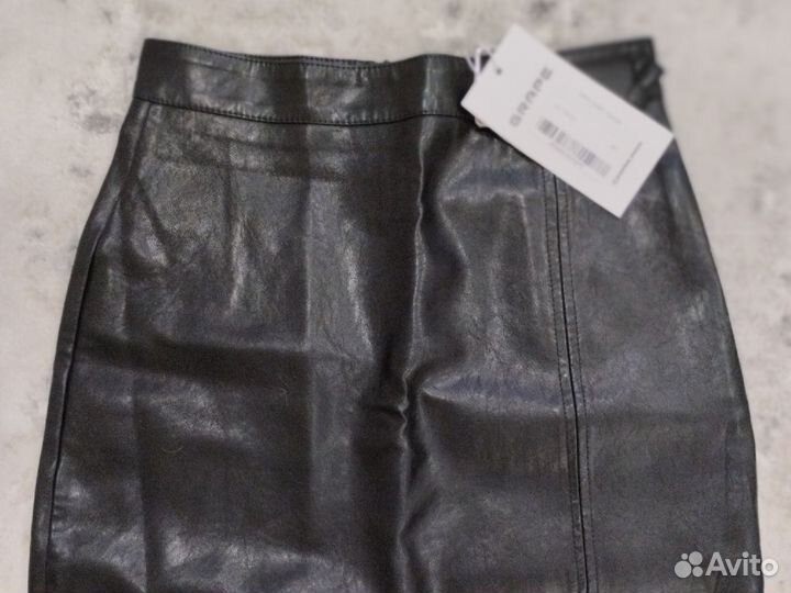 Кожаная юбка