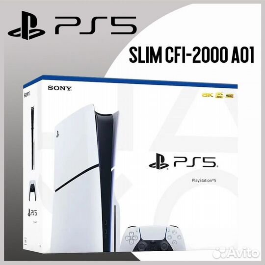 Sony playstation 5 Slim, 16GB+1TB, Disk, CFI-2000A