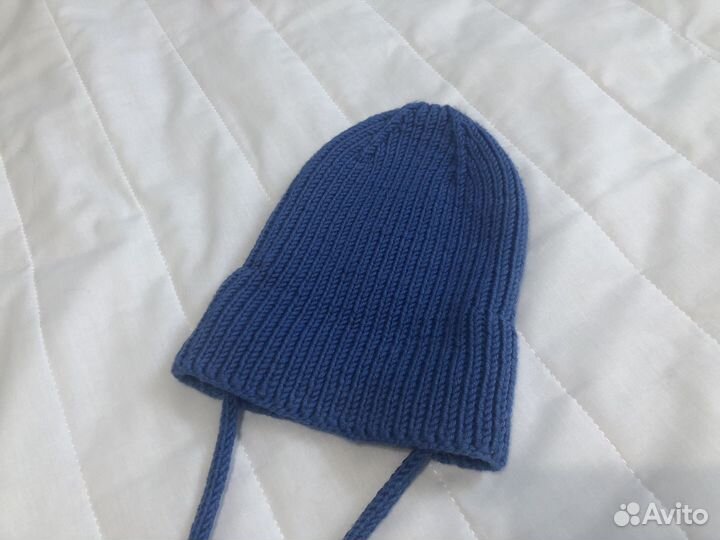 Шапка осень/весна от 0 до 1 года итал. меринос