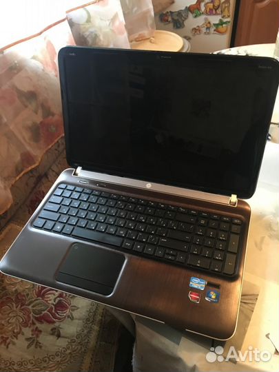 Hp pavilion Dv6 металл core I7 +4gb Radeon