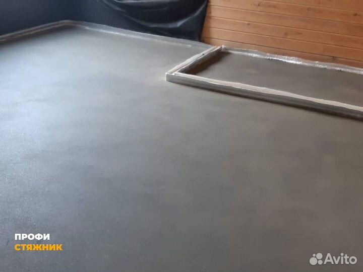 Полусухая стяжка пола с шумоизоляцией в квартире