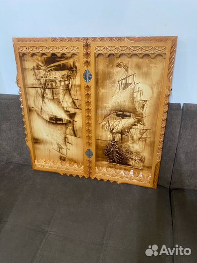 Нарды ручной работы 