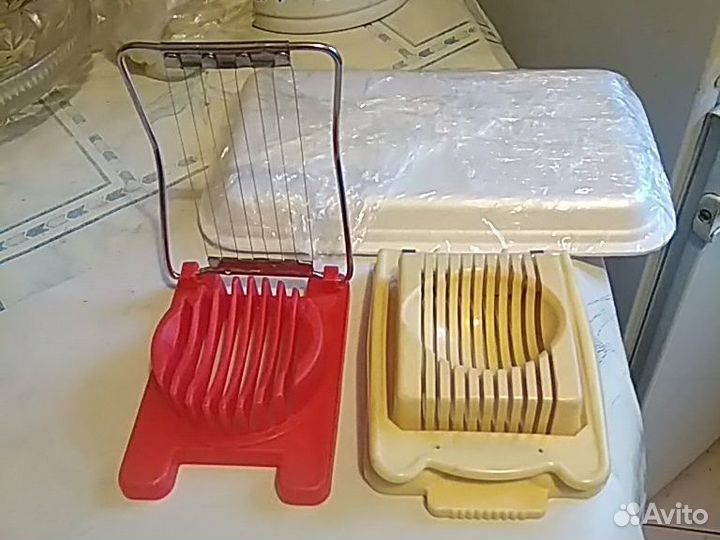 Набор для кухни: сидушки соломки ножи резка СССР