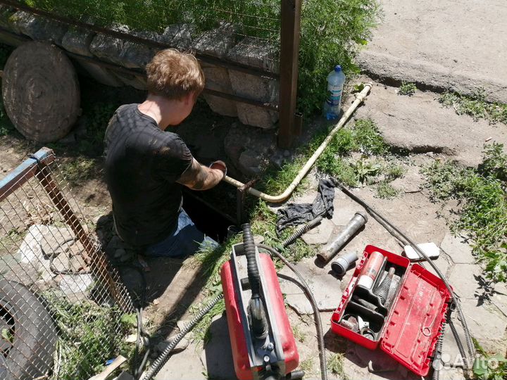 Прочистка канализации - устранение засоров